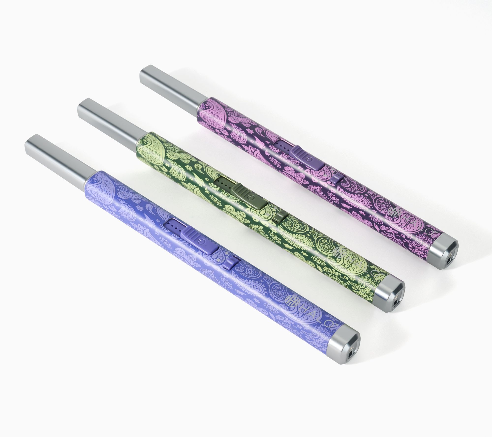 HALO Set of 3 Rechargeable Lighter Wands with Gift Boxes