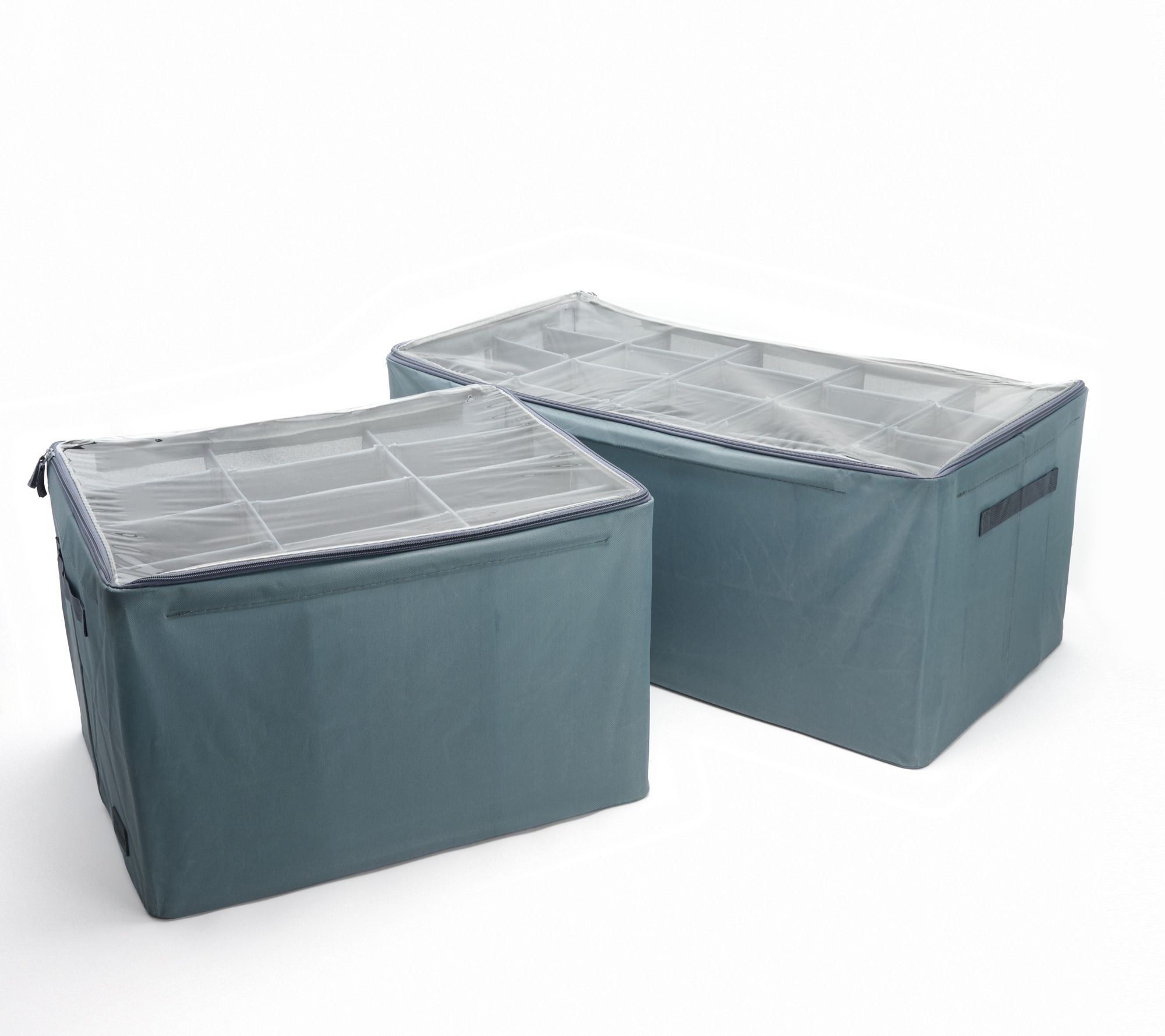"As Is" Periea Set of 2 Medium and Large Shoe Organizers
