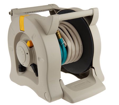 Reel Smart 75' Water Powered Auto Rewind Hose Reel - Page 1 — QVC.com