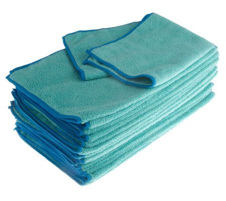 Don Aslett's Super-size 40 piece Microfiber Cloth Set - QVC.com