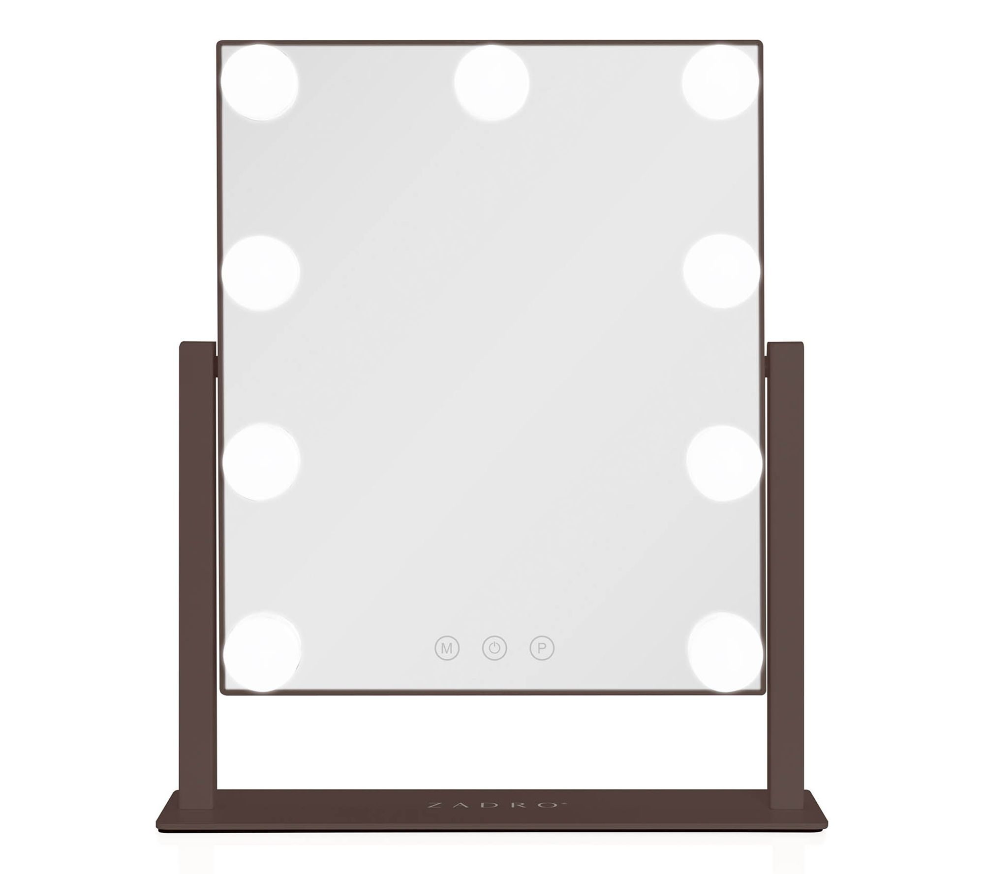 Zadro 9 Led Light Bulb Hollywood Vertical Makeup Mirror