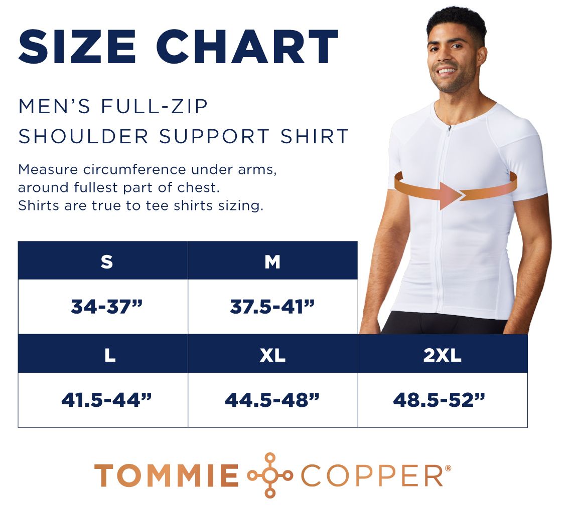 Tommie Copper Men's Lower Back Support Shirt, White, M : :  Clothing & Accessories
