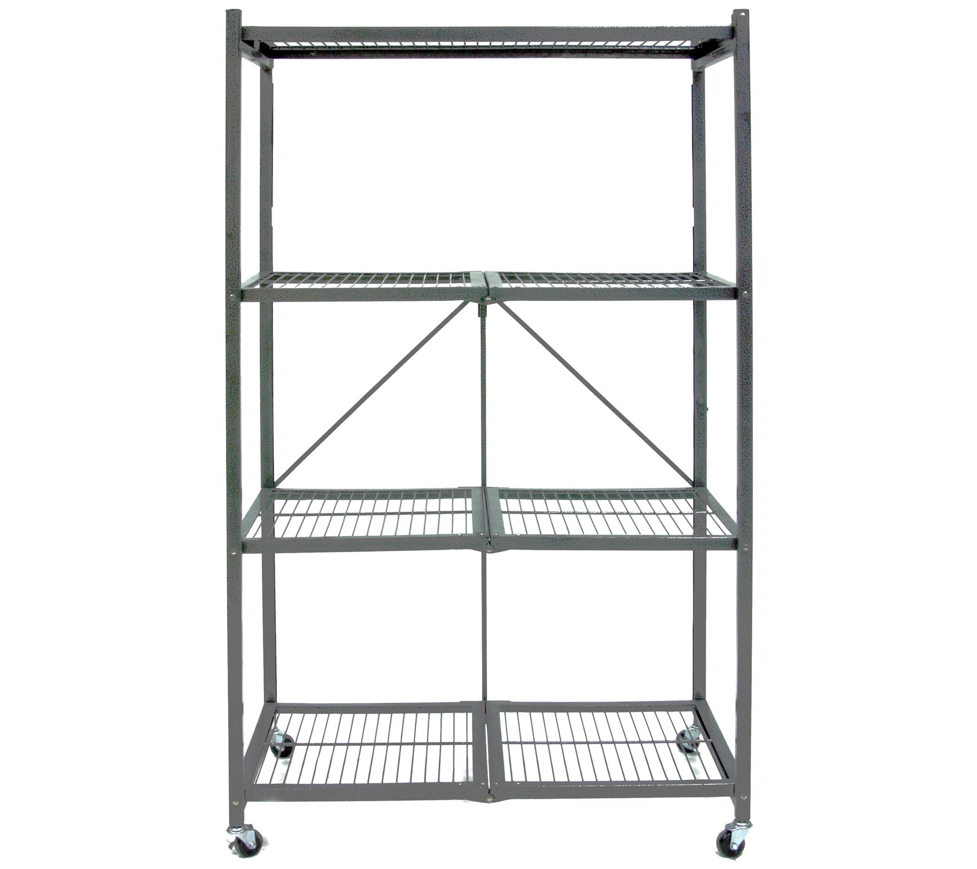 Folding Bottom Shelf for 4' Quality Fabricators¨ Heavy Duty Z Rack -  ClothesRacks