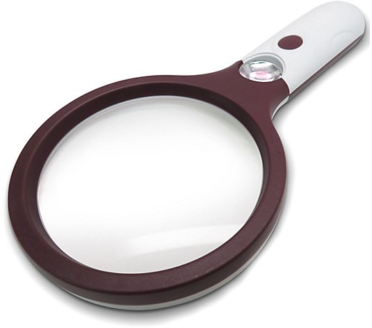 MagniPros Extra Large 4X Magnifying Glass & 25XZoom Lens