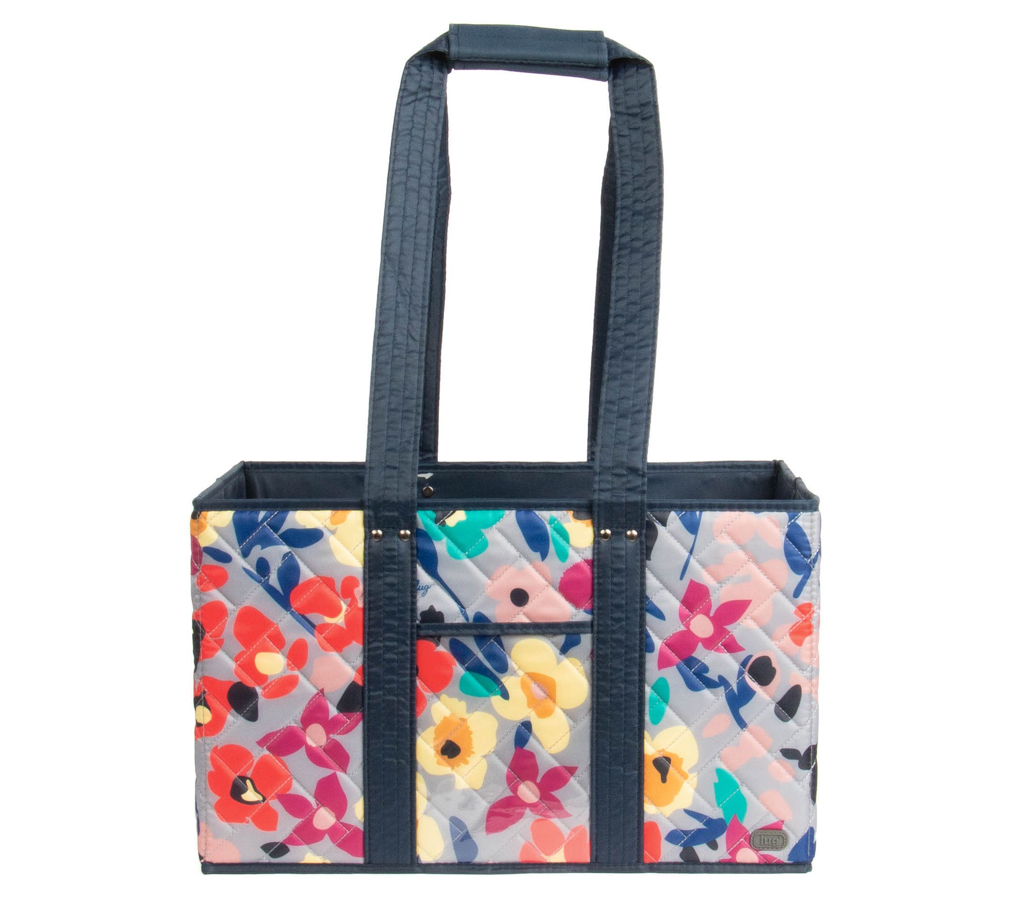Lug Carry-All Quilted Storage Tote - Gallop - QVC.com
