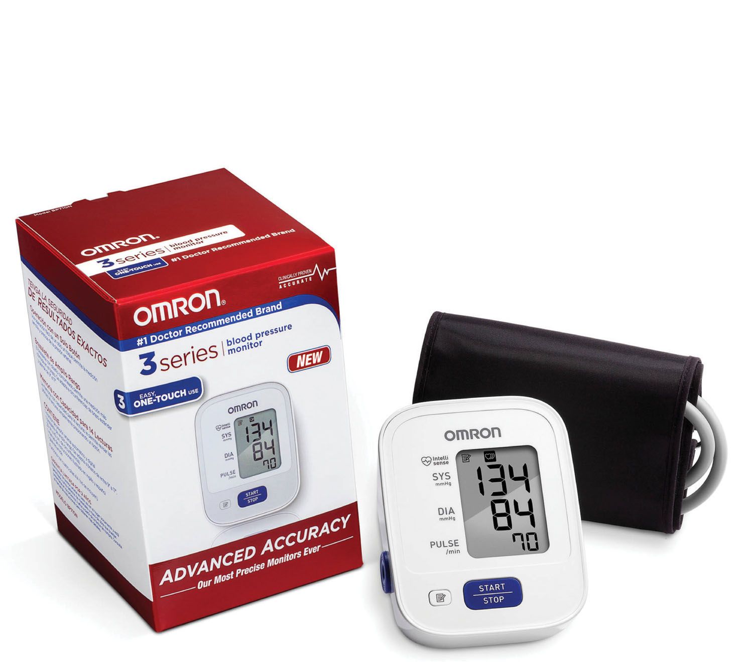 Omron Advanced-Accuracy Upper-Arm Blood Pressure Monitor - QVC.com