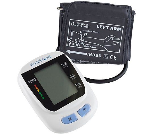 Bluestone Automatic Upper Arm Blood Pressure Monitor & Cuff