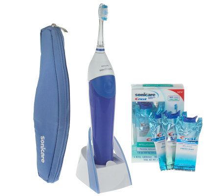 Sonicare IntelliClean Oral Care System with Crest Refills - QVC.com