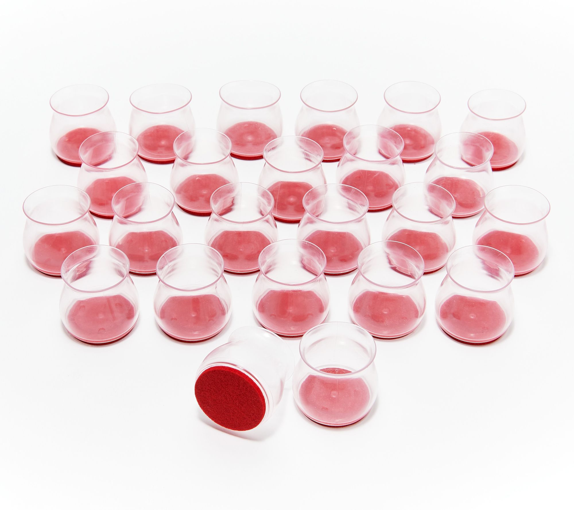 Ruby Set of 24 Flexible Furniture Sliders