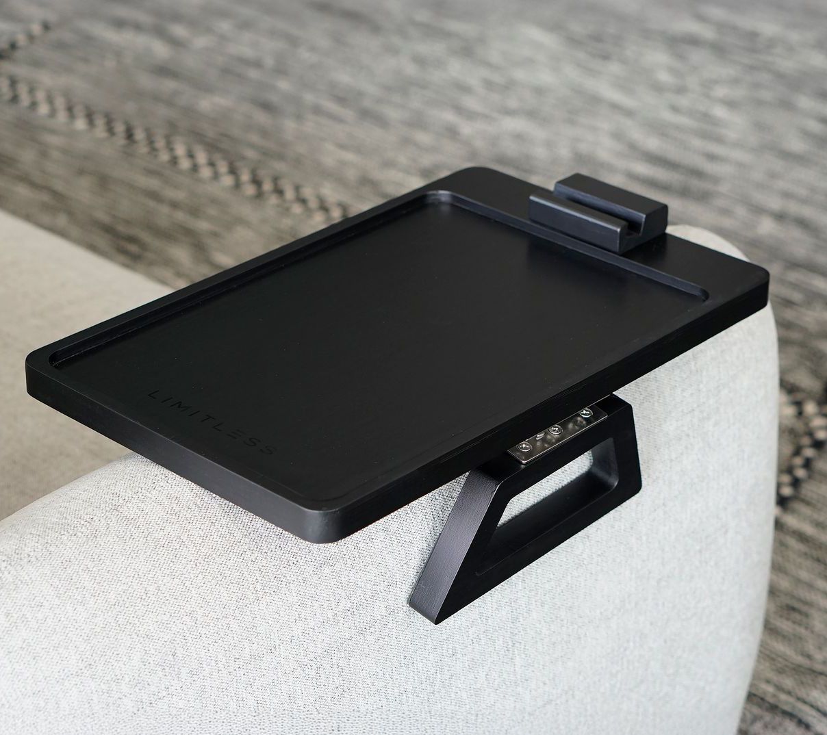  Limitless Couch Foldable Tray Table with Rotating Phone Holder