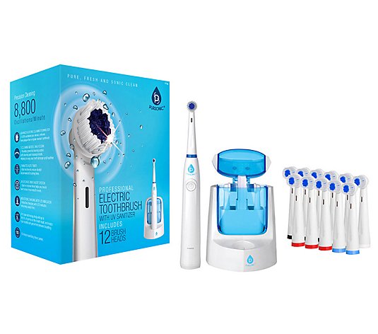 Pursonic Oscillating Electric Toothbrush with 18 Accessories
