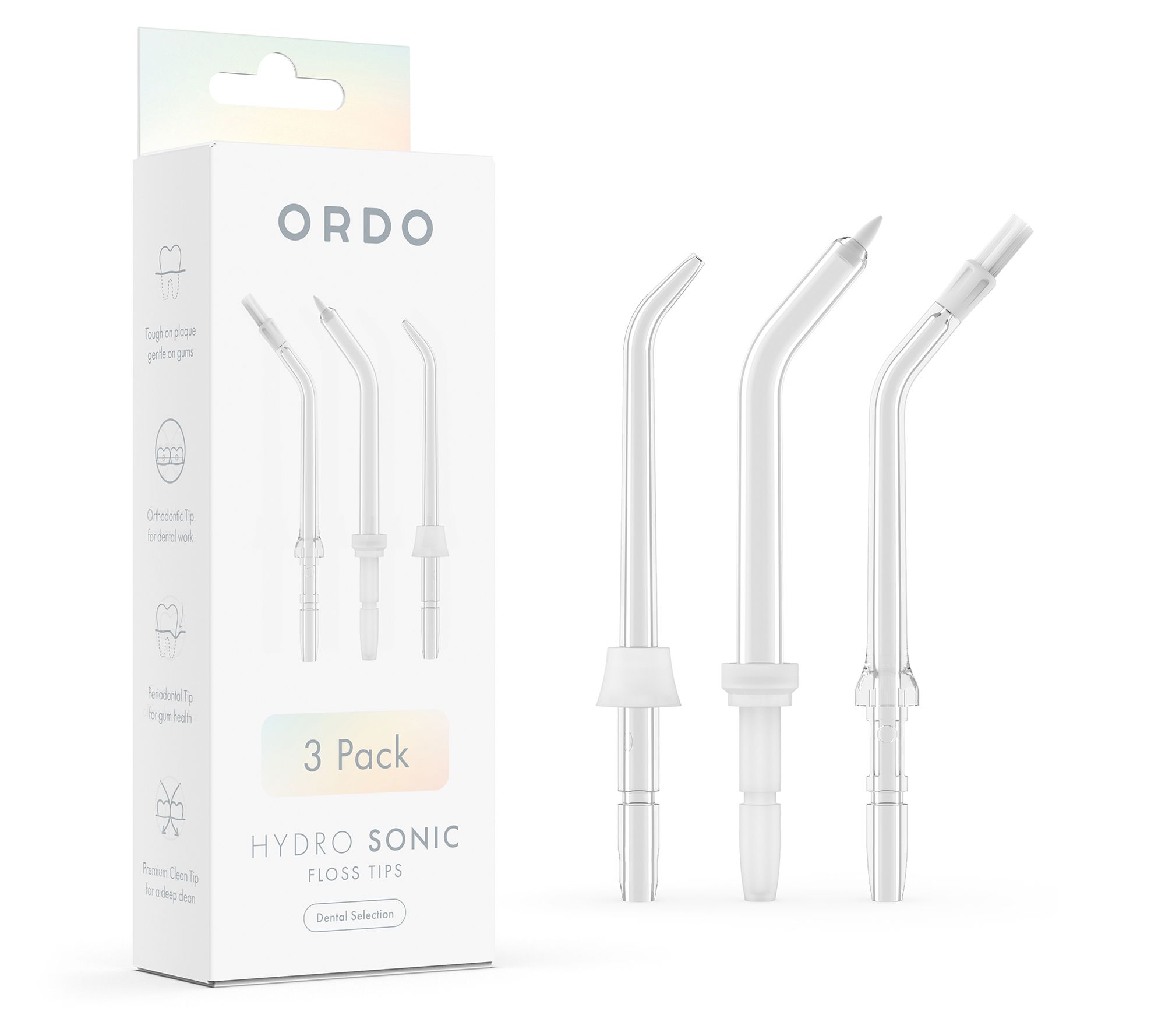 Ordo Dental Selection Hydro Sonic Floss Tips -3pk