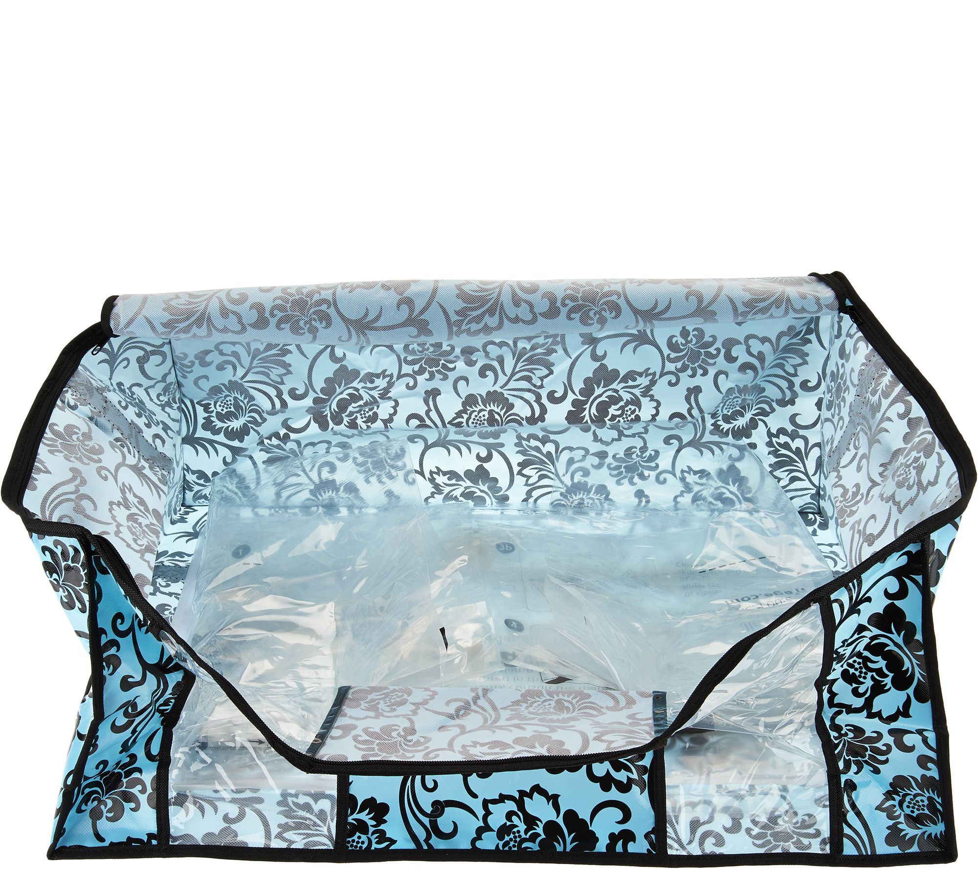 SuperPack 6 Jumbo Totes w/ Compression Bags Plus 2 Bag Bonus