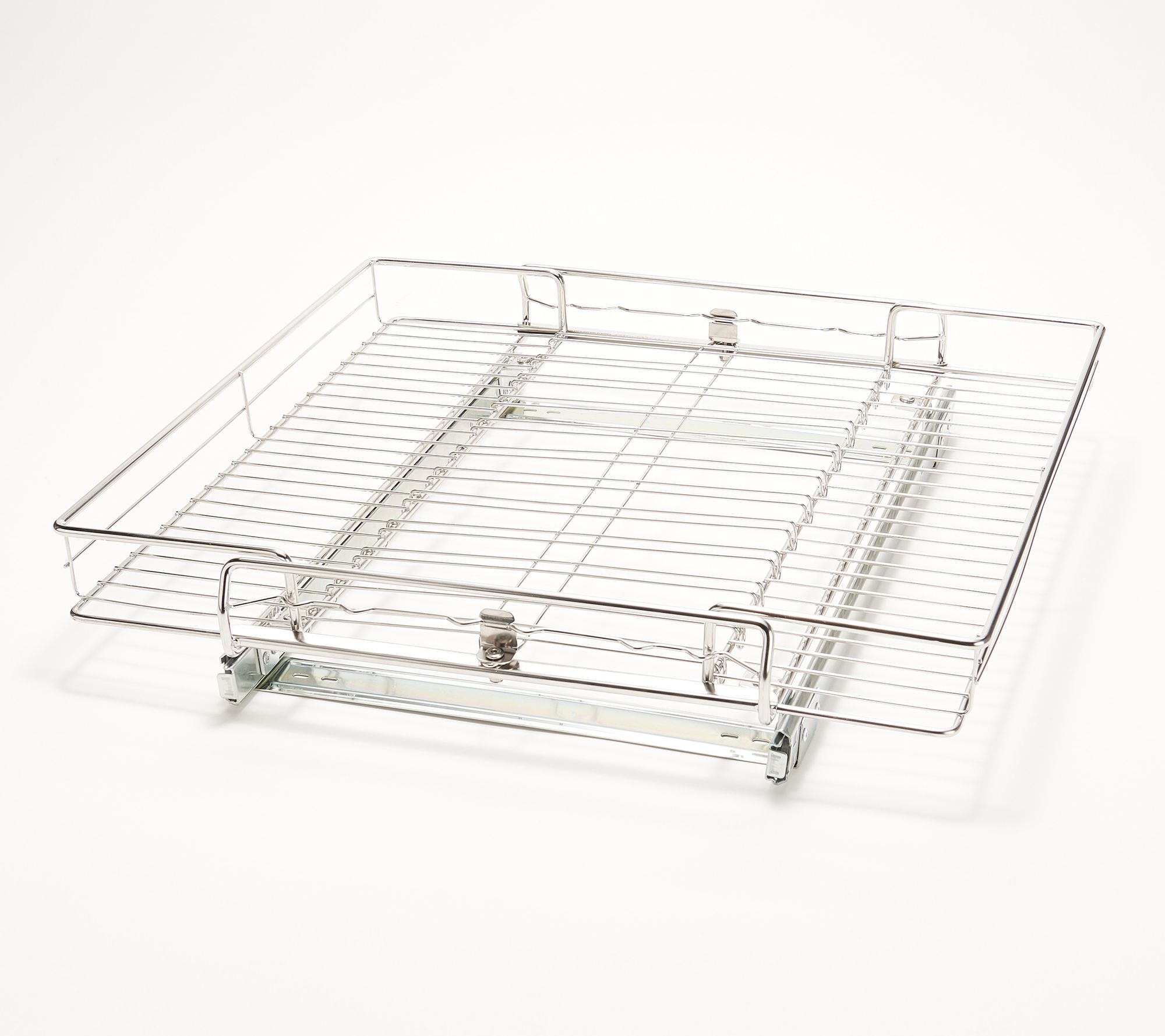 Tidy & Co. Set of 2 Stainless Steel Sliding Organizers