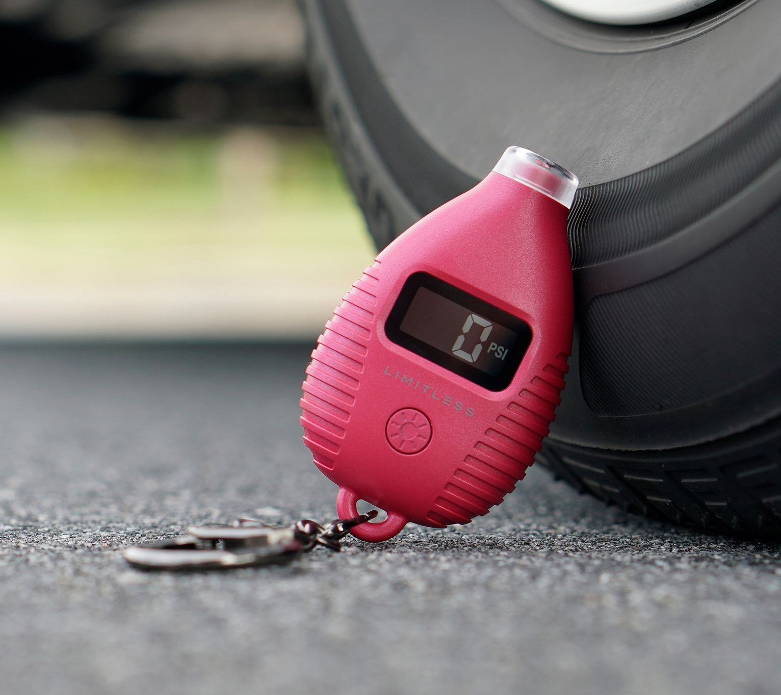 "As Is" Limitless Set of 2 Digital Talking Tire Pressure Gauges