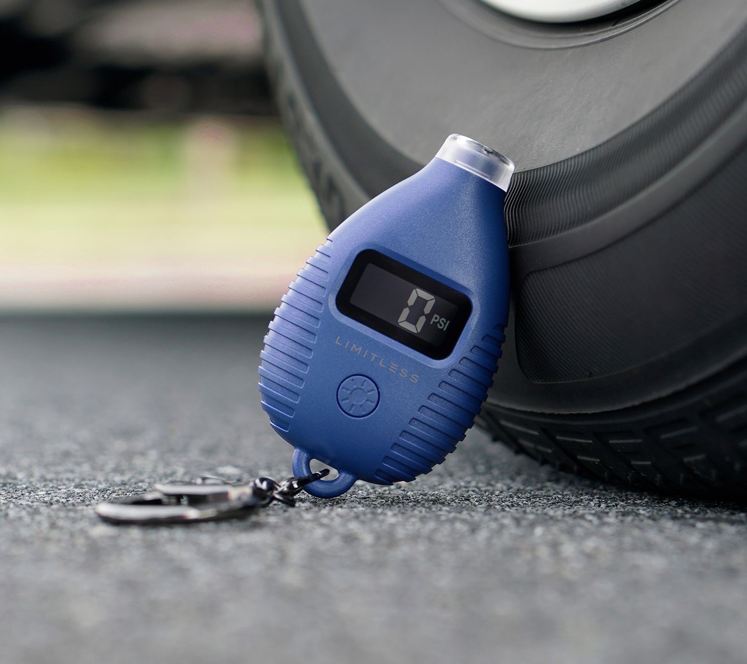 "As Is" Limitless Set of 2 Digital Talking Tire Pressure Gauges