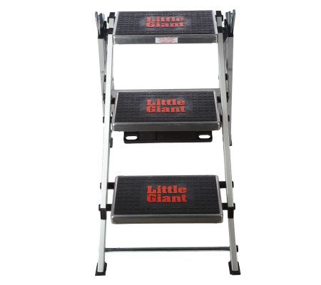 Little Giant 3-Step Safety Step Ladder - QVC.com