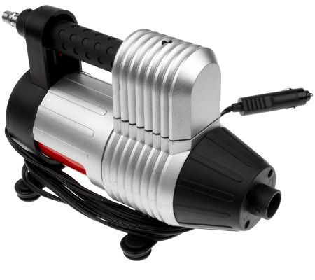 MasterFlow Twin Turbo Portable High Volume Air Compressor - QVC.com