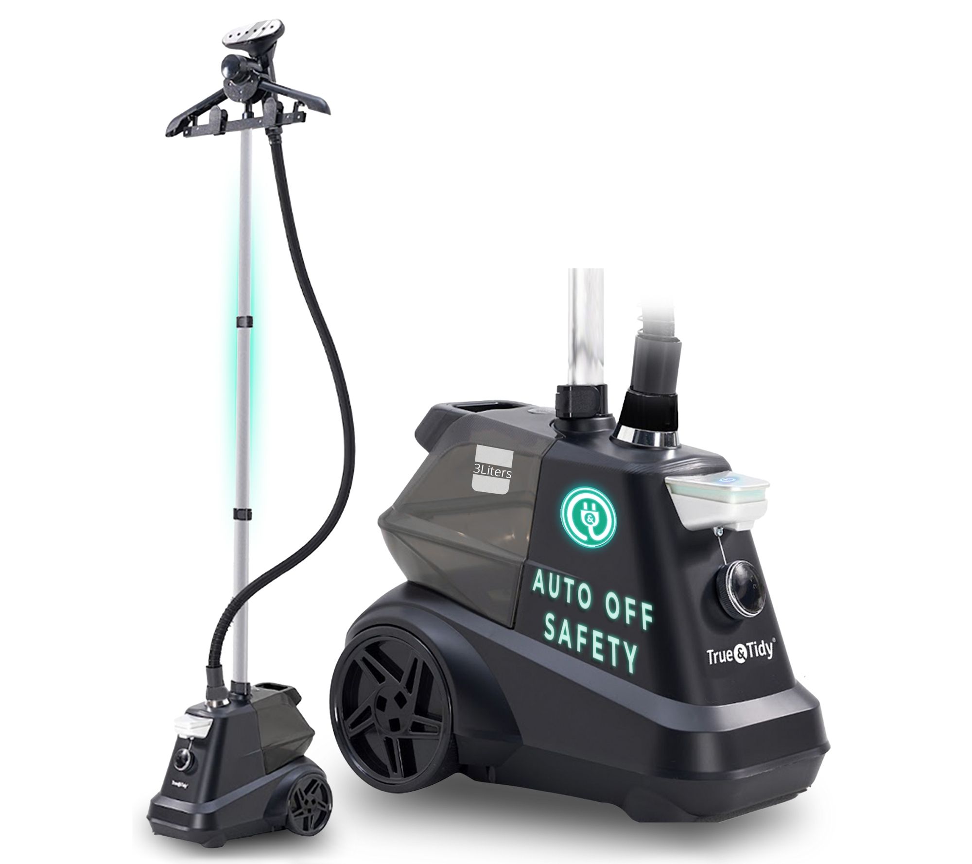 True & Tidy Smart Industrial Grade 1800W Garment Steamer