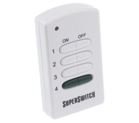 Set of 3 Indoor Wall Outlets with Outdoor Power Stake& 2Remotes - QVC.com