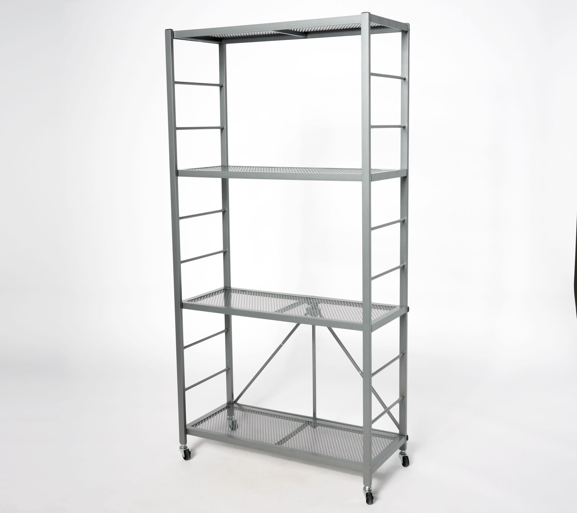 POP-It 4-Tier Collapsible and Adjustable Shelf Rack