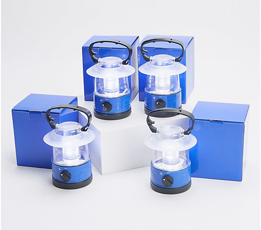 BrightEase Set of 4 LED Lanterns
