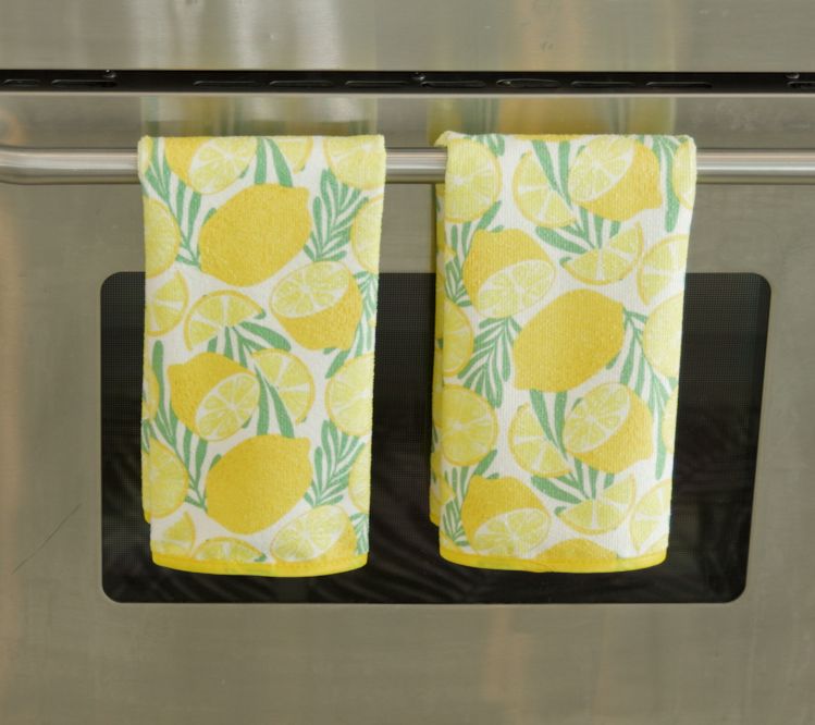 Meyer Lemon Kitchen Towels - Set of 2