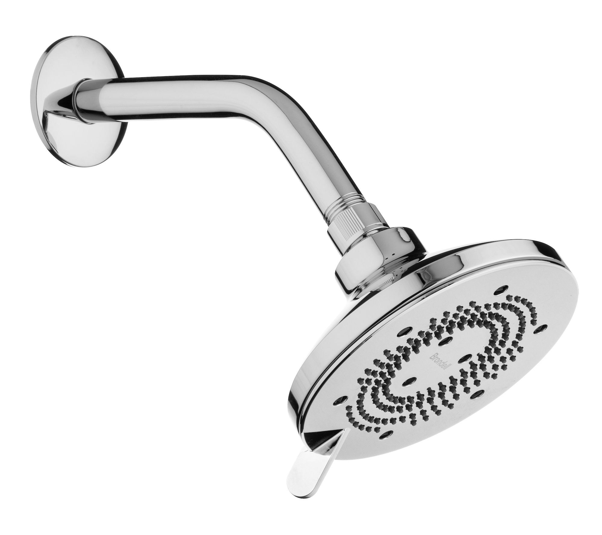 Brondell Nebia Yuba 5-Setting Fixed Showerhead,Chrome