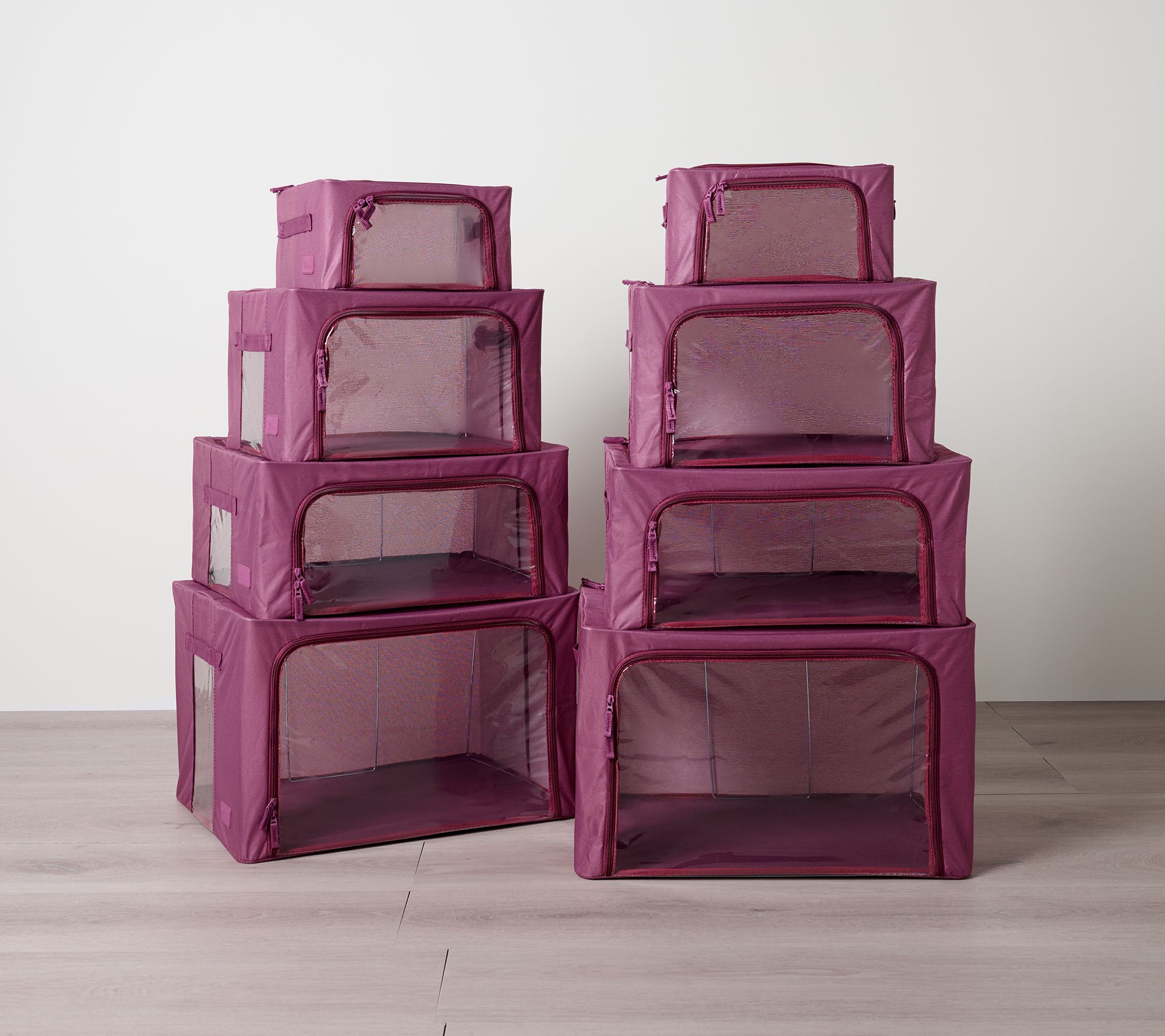 Periea Set of 8 Assorted Collapsible Storage Boxes