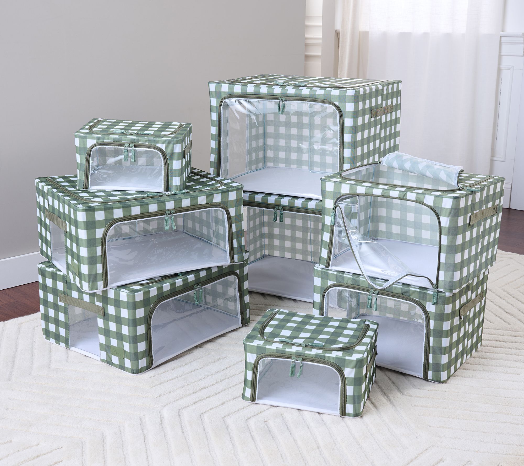Periea Set of 8 Assorted Collapsible Storage Boxes