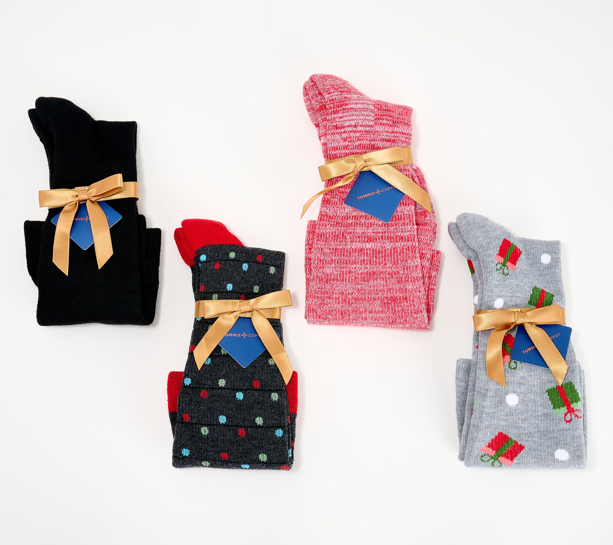 Tommie Copper S/4 Holiday OTC Compression Socks