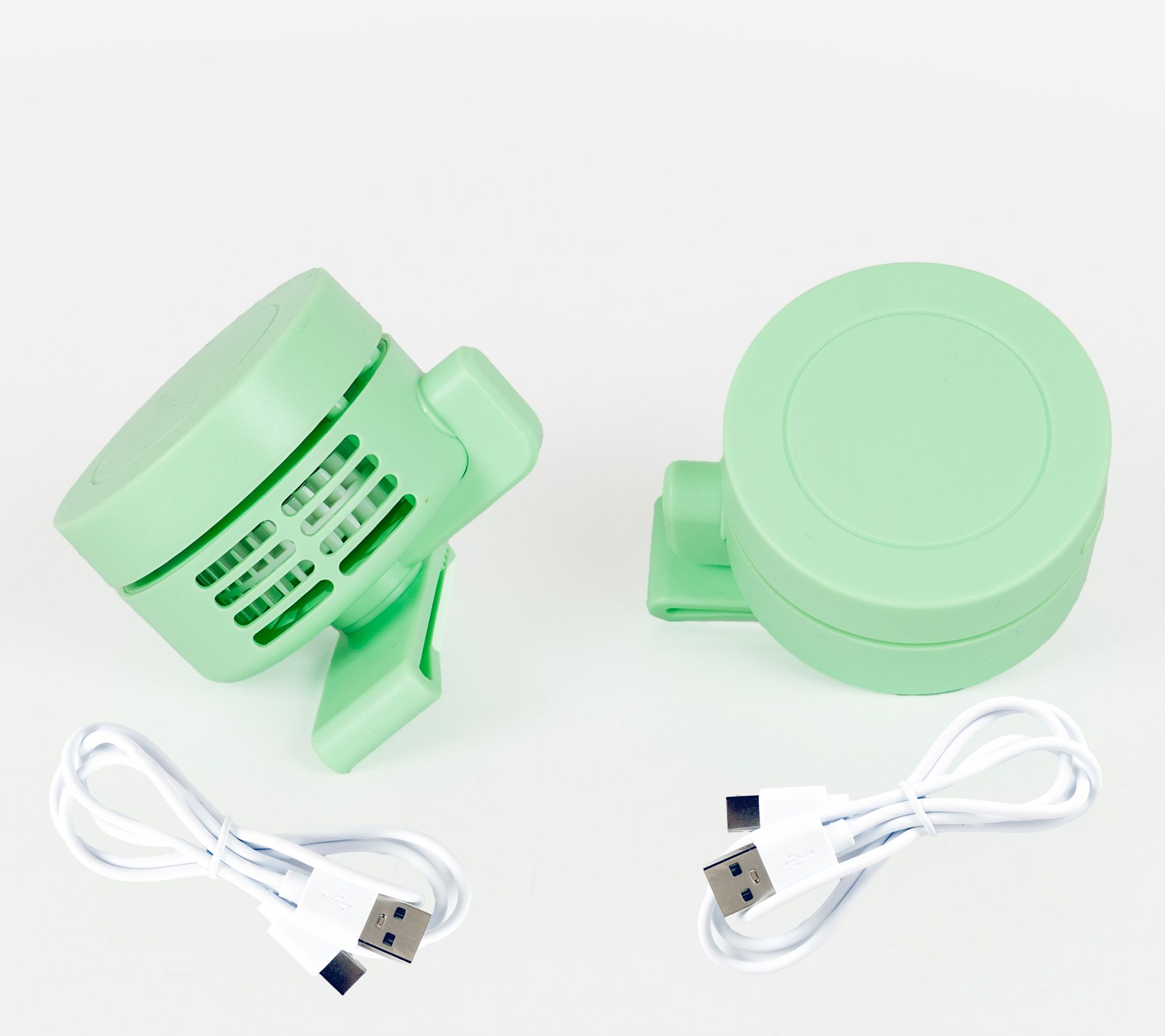 Teko Set of (2) 3" Rechargeable Personal Cooling Fans