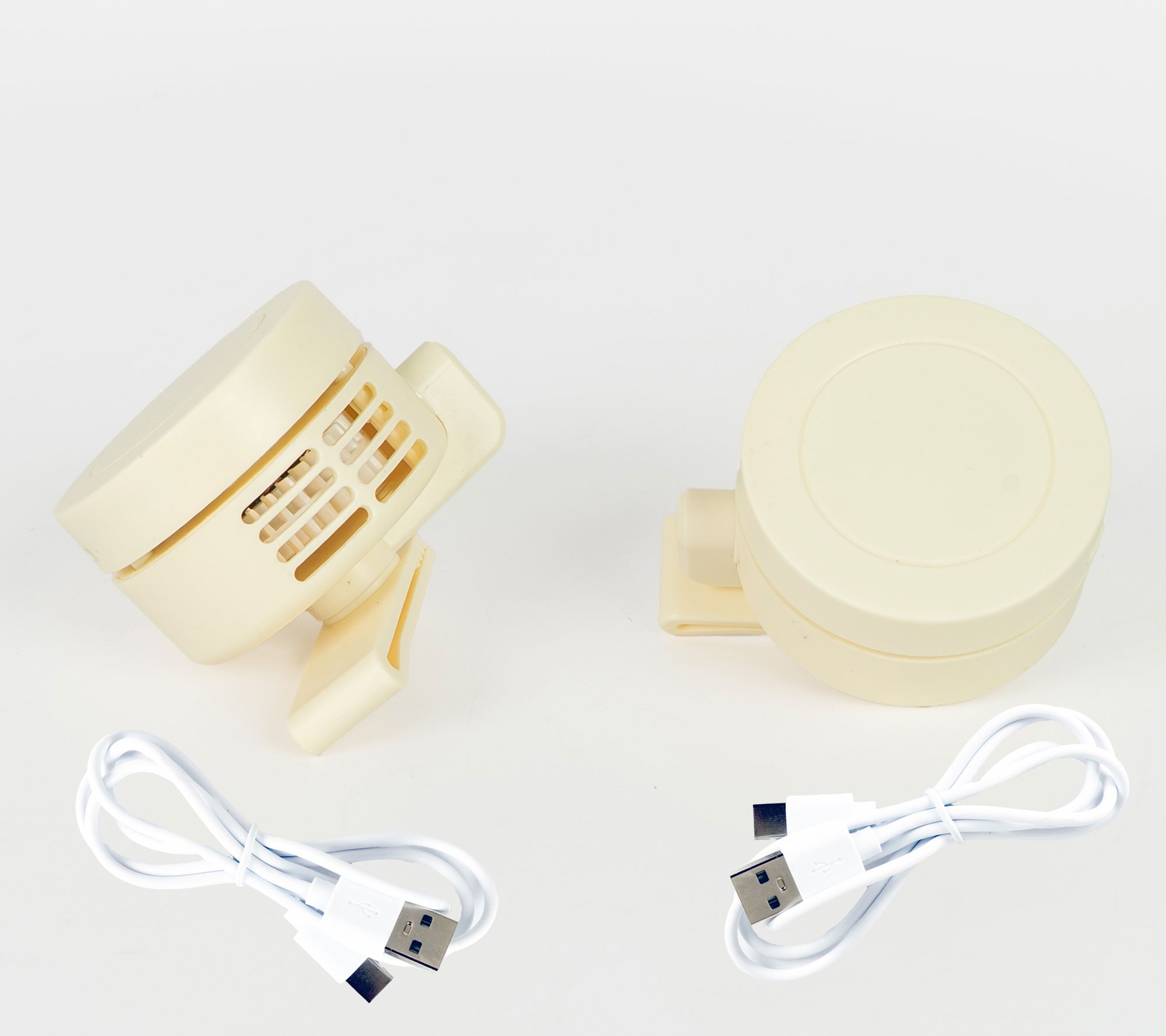 Teko Set of (2) 3" Rechargeable Personal Cooling Fans