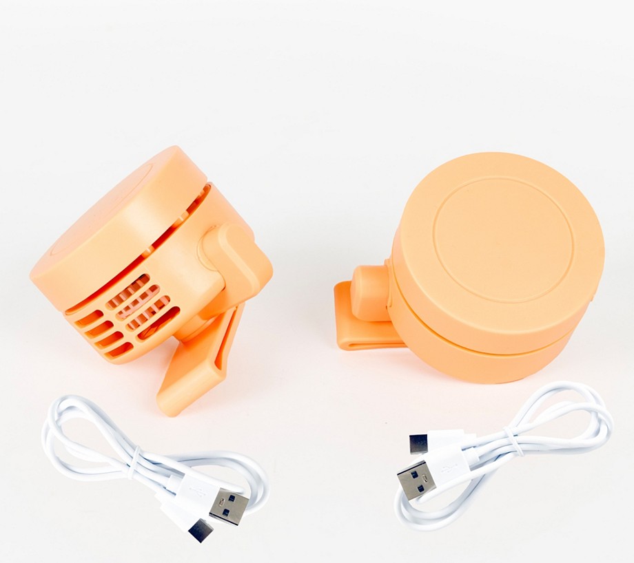 Teko Set of (2) 3" Rechargeable Personal Cooling Fans