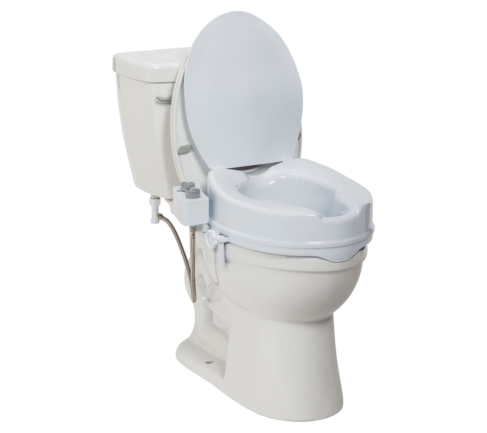 Drive Medical PreserveTech Raised Toilet Seat w / Bidet