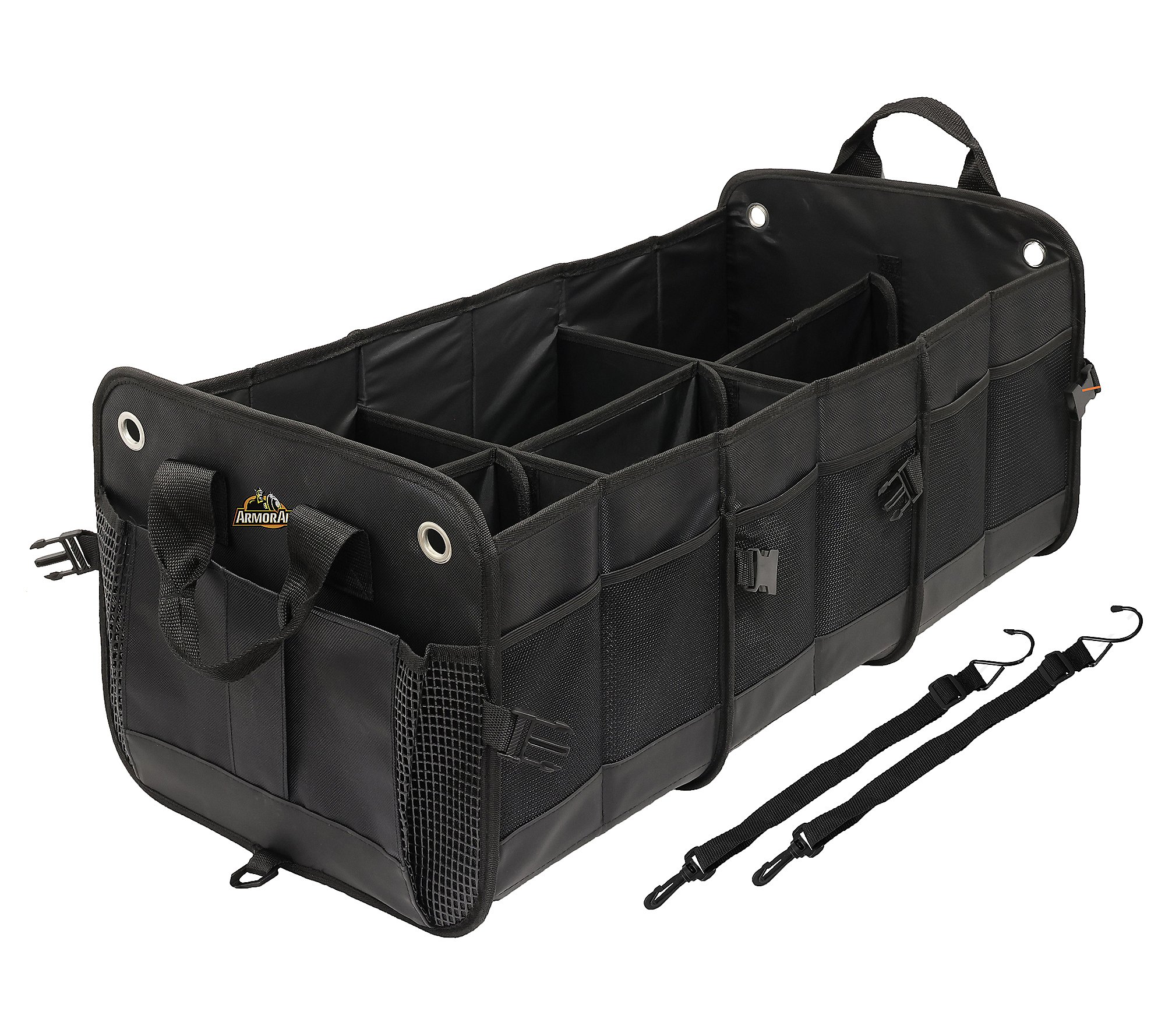 Armor All Collapsible Trunk Organizer with Straps and Dividers