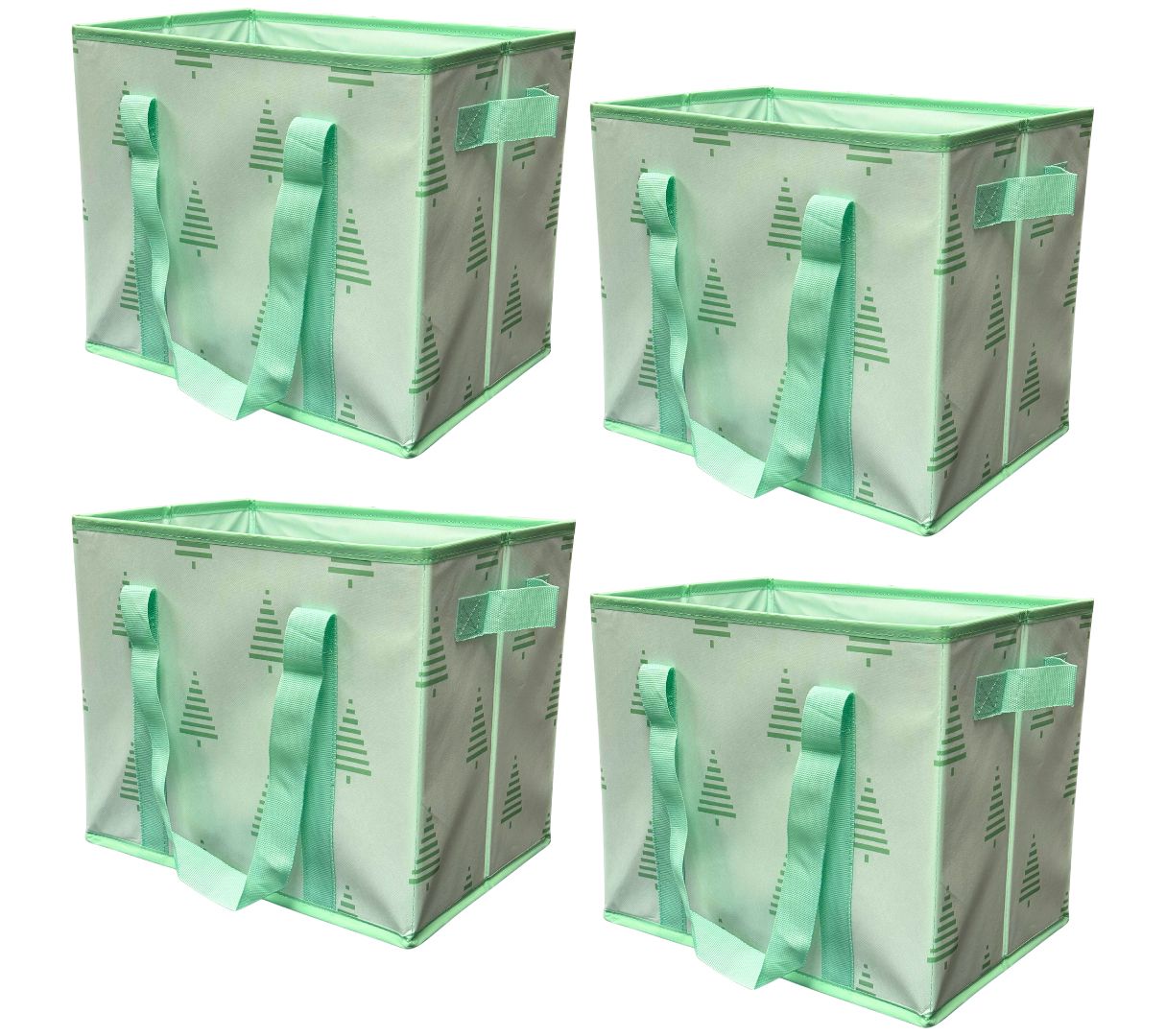 DuraSack Set of 4 Small Collapsible Storage Totes