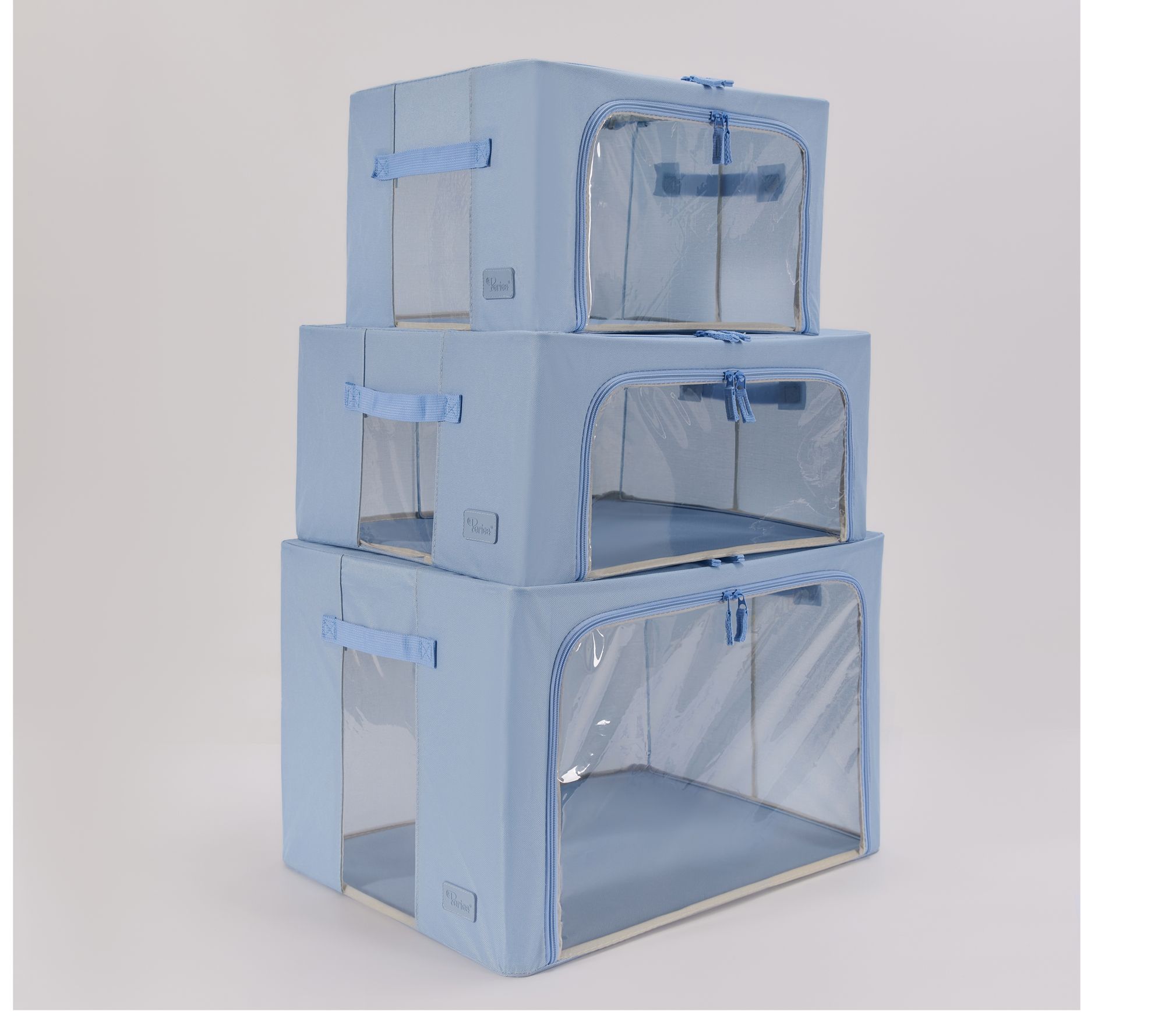 Periea S/3 Collapsible Small, Medium and Large Storage Boxes