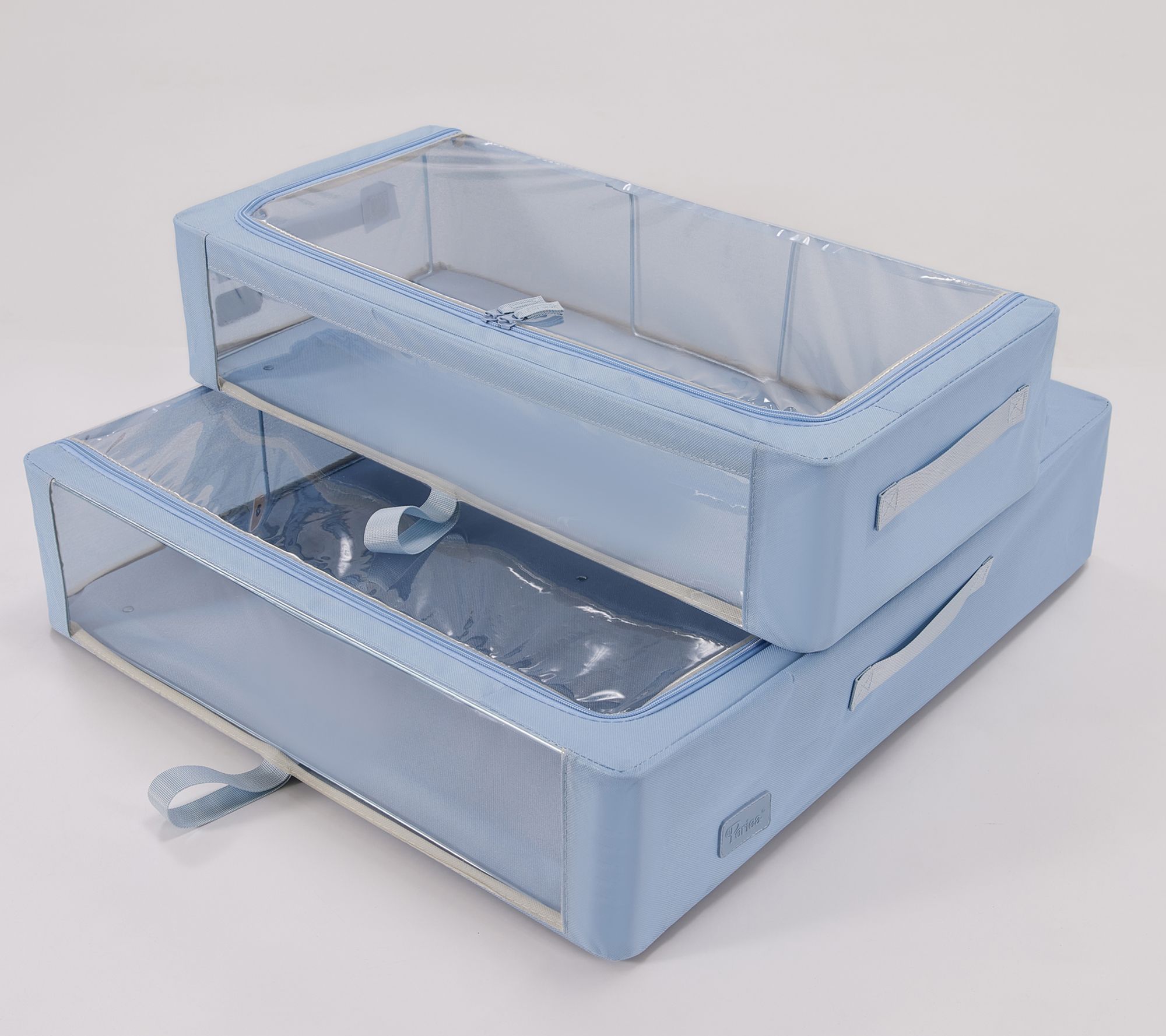 Periea Set of 2 Large and Medium Storage Boxes with Gliders