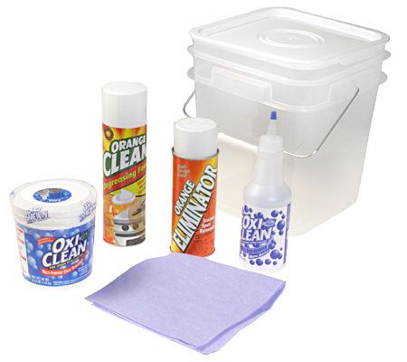 Orange Glo and Oxi Clean 6 Piece Cleaning Kit — QVC.com