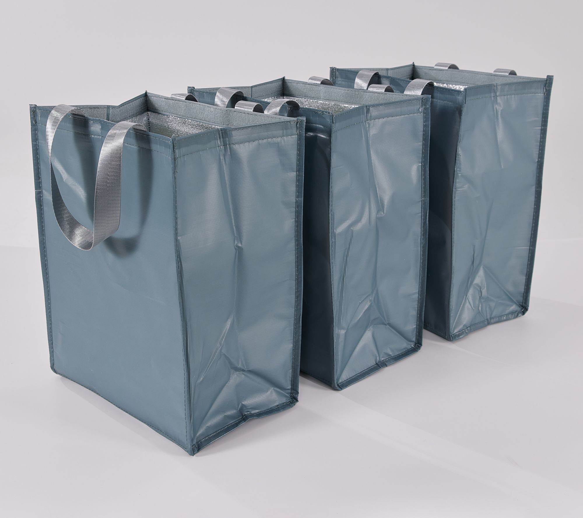 "As Is" Periea Set of 3 Insulated Shopper Totes