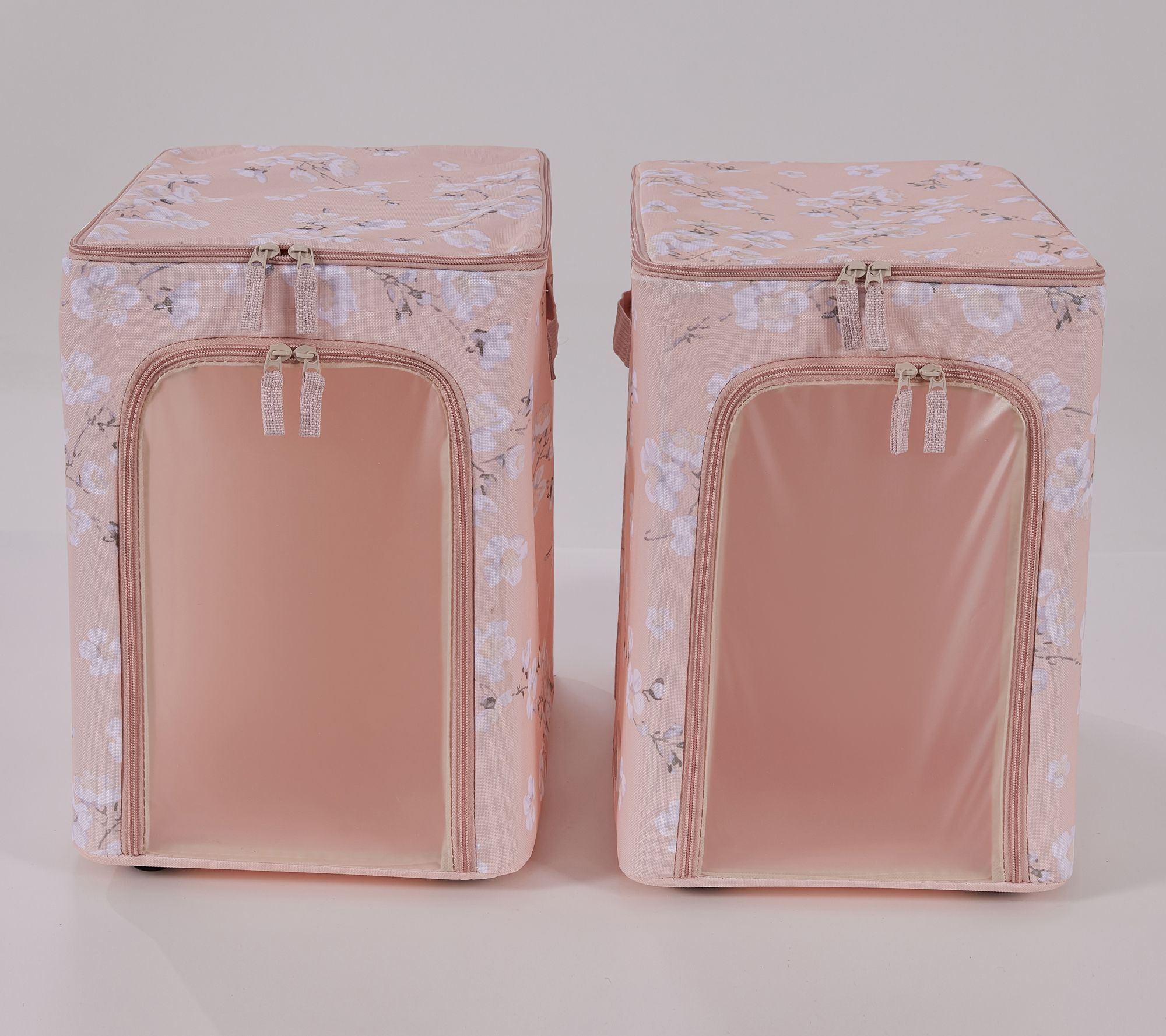 "As Is" Periea Set/2 Medium Bathroom Storage with Dividers