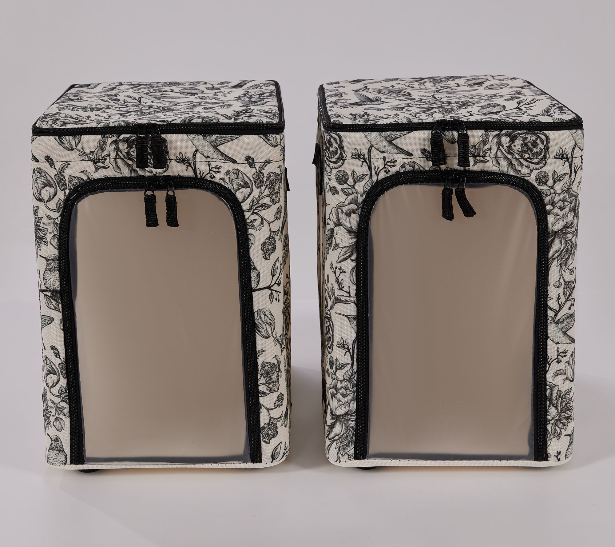 "As Is" Periea Set/2 Medium Bathroom Storage with Dividers