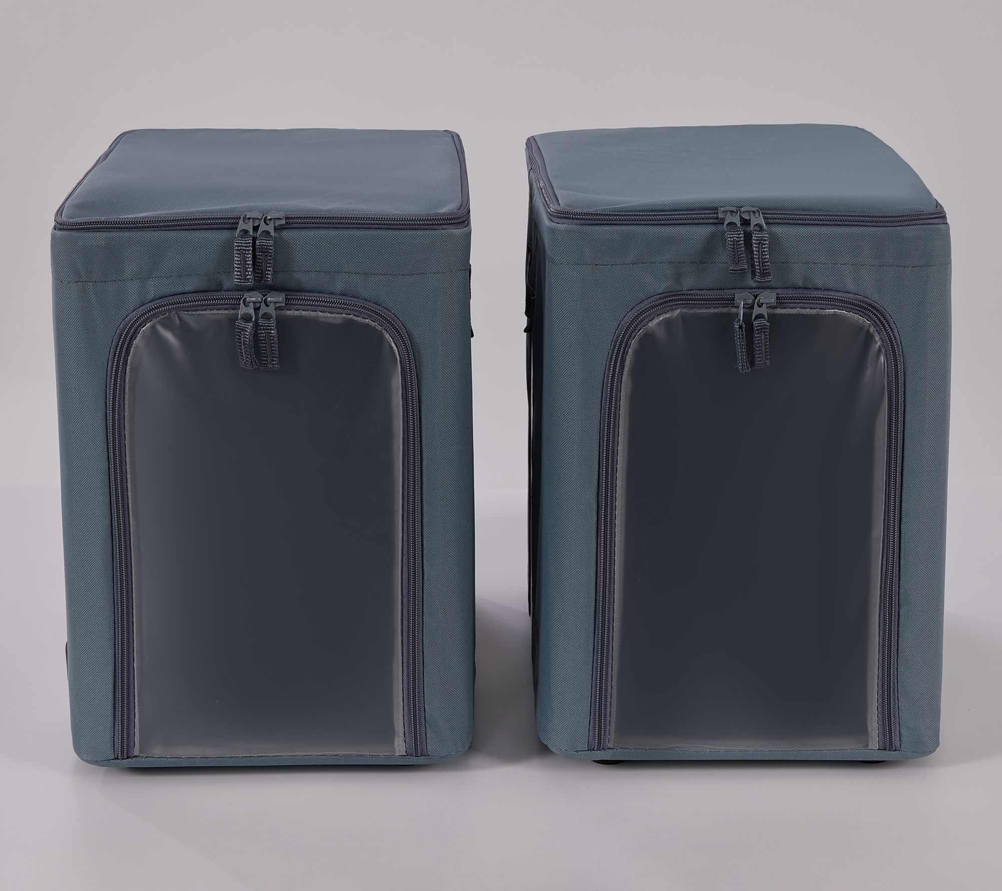 "As Is" Periea Set/2 Medium Bathroom Storage with Dividers