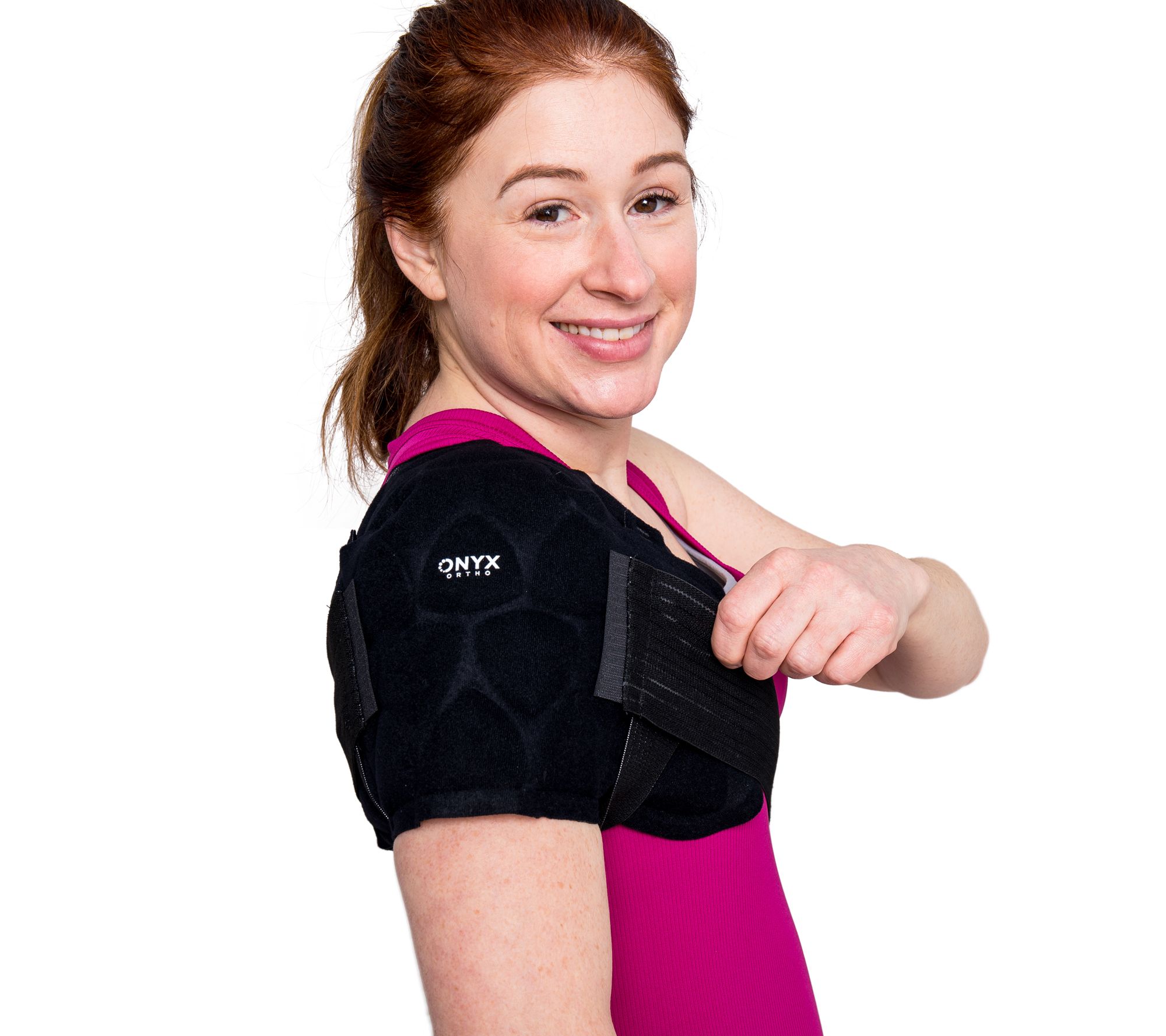 OnyxCool Shoulder and Total Body Cool Therapy w/ AdjustableStrap - QVC.com