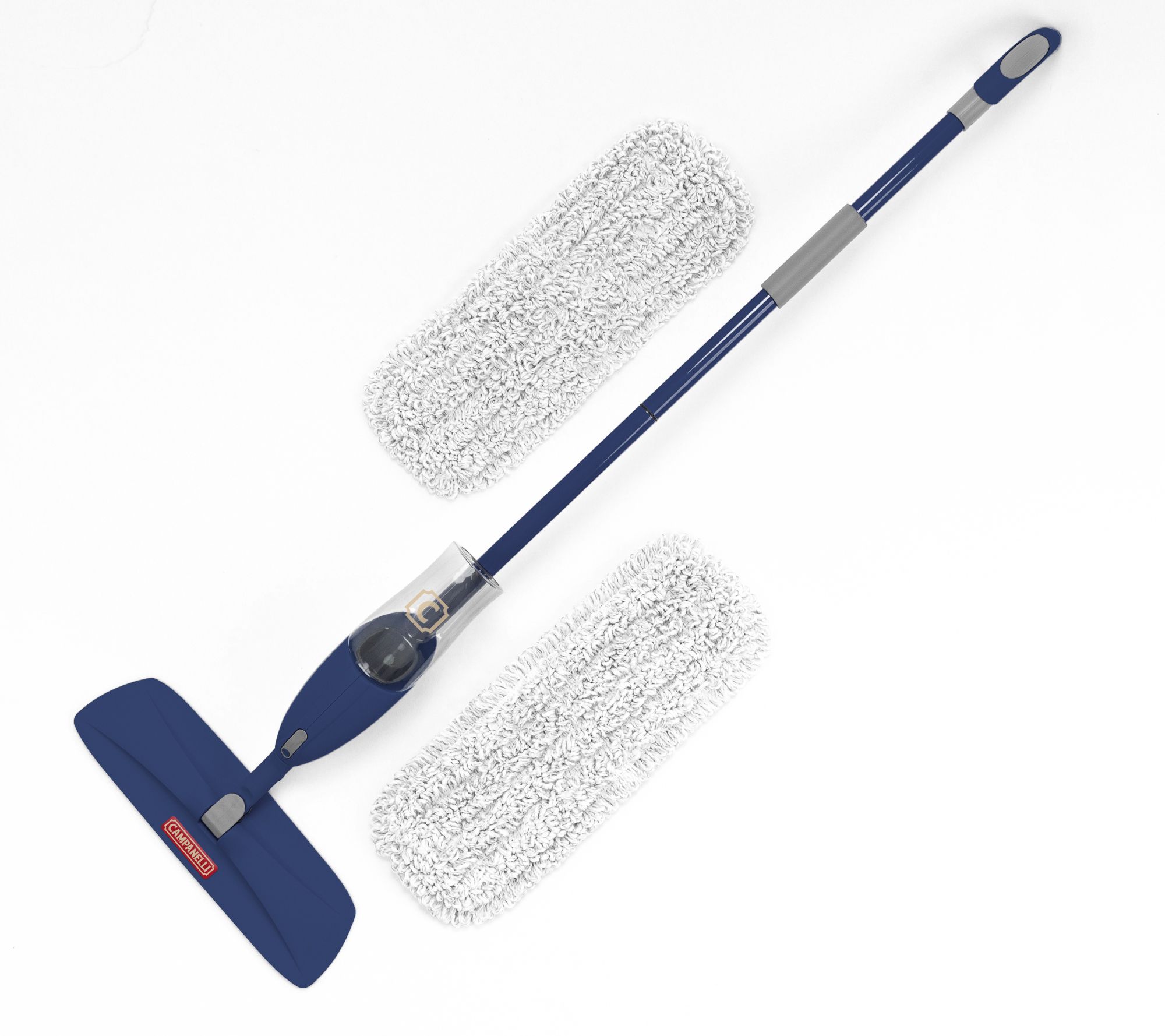CAMPANELLI ProSeries Spray Mop With 2 Microfiber Pads