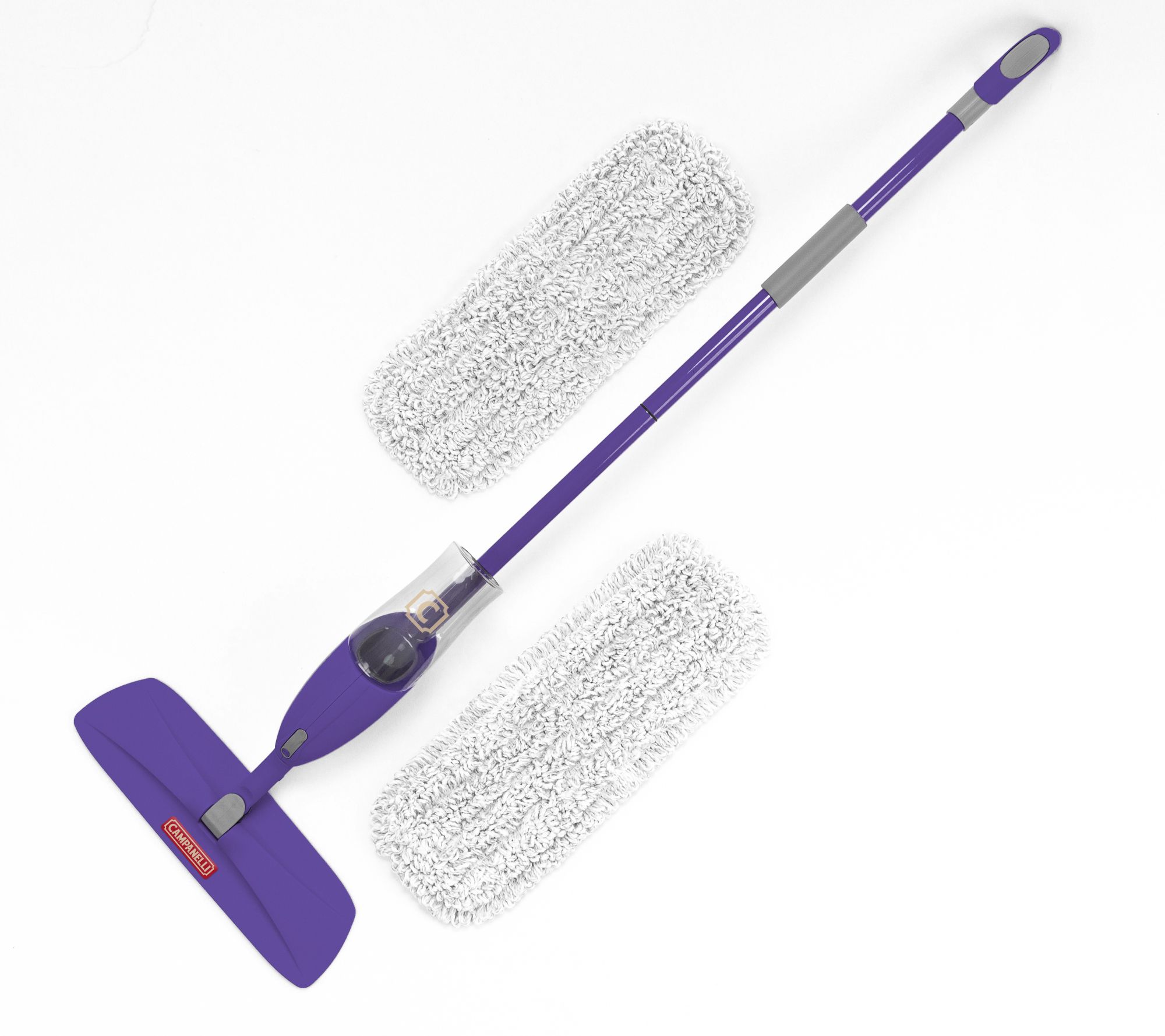 CAMPANELLI ProSeries Spray Mop With 2 Microfiber Pads