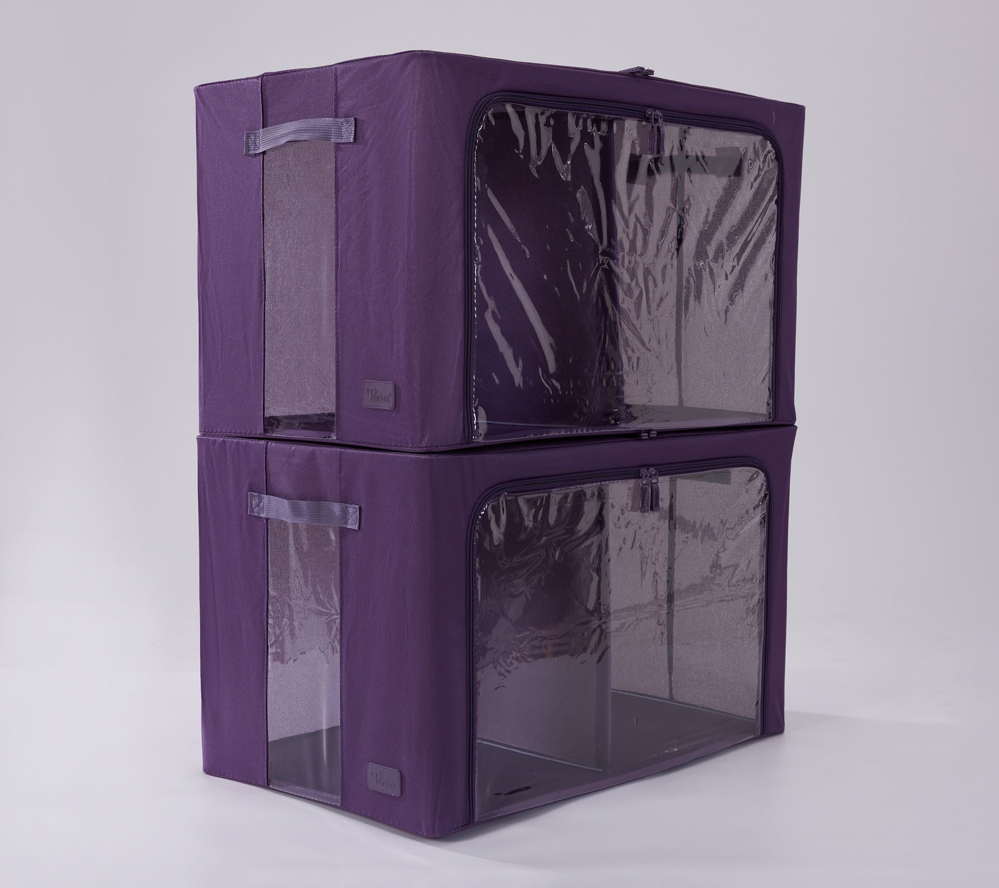 Periea Set of 2 Jumbo Boxes with Removable Dividers
