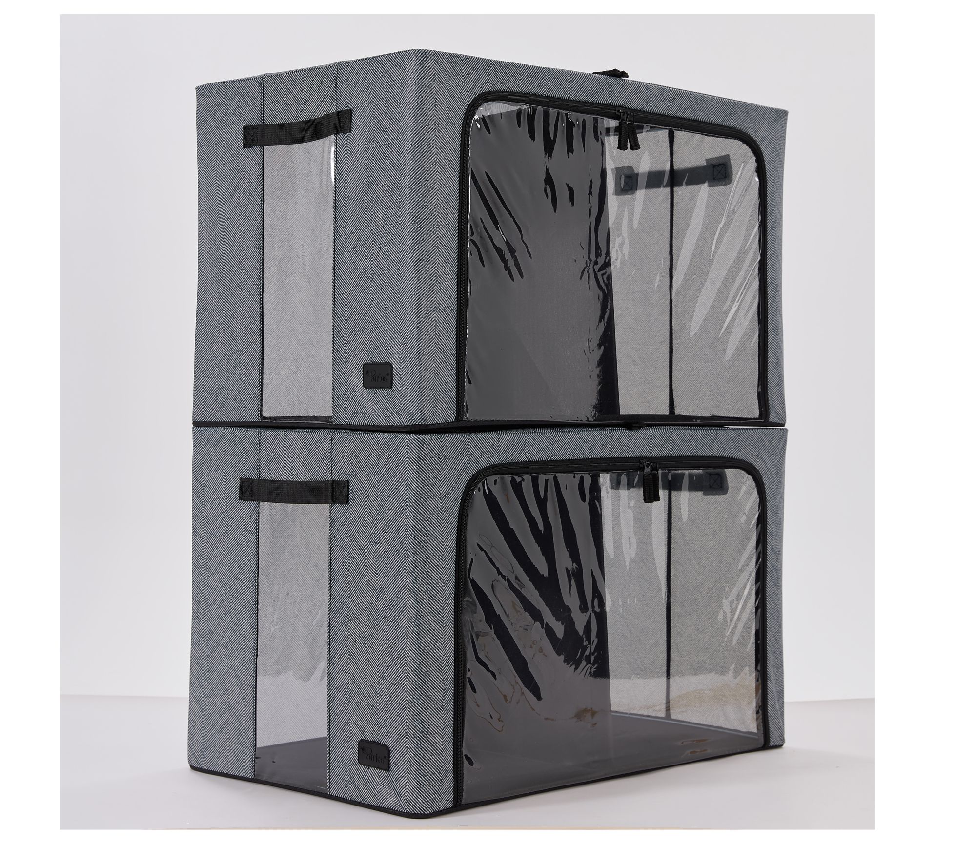 Periea Set of 2 Jumbo Boxes with Removable Dividers