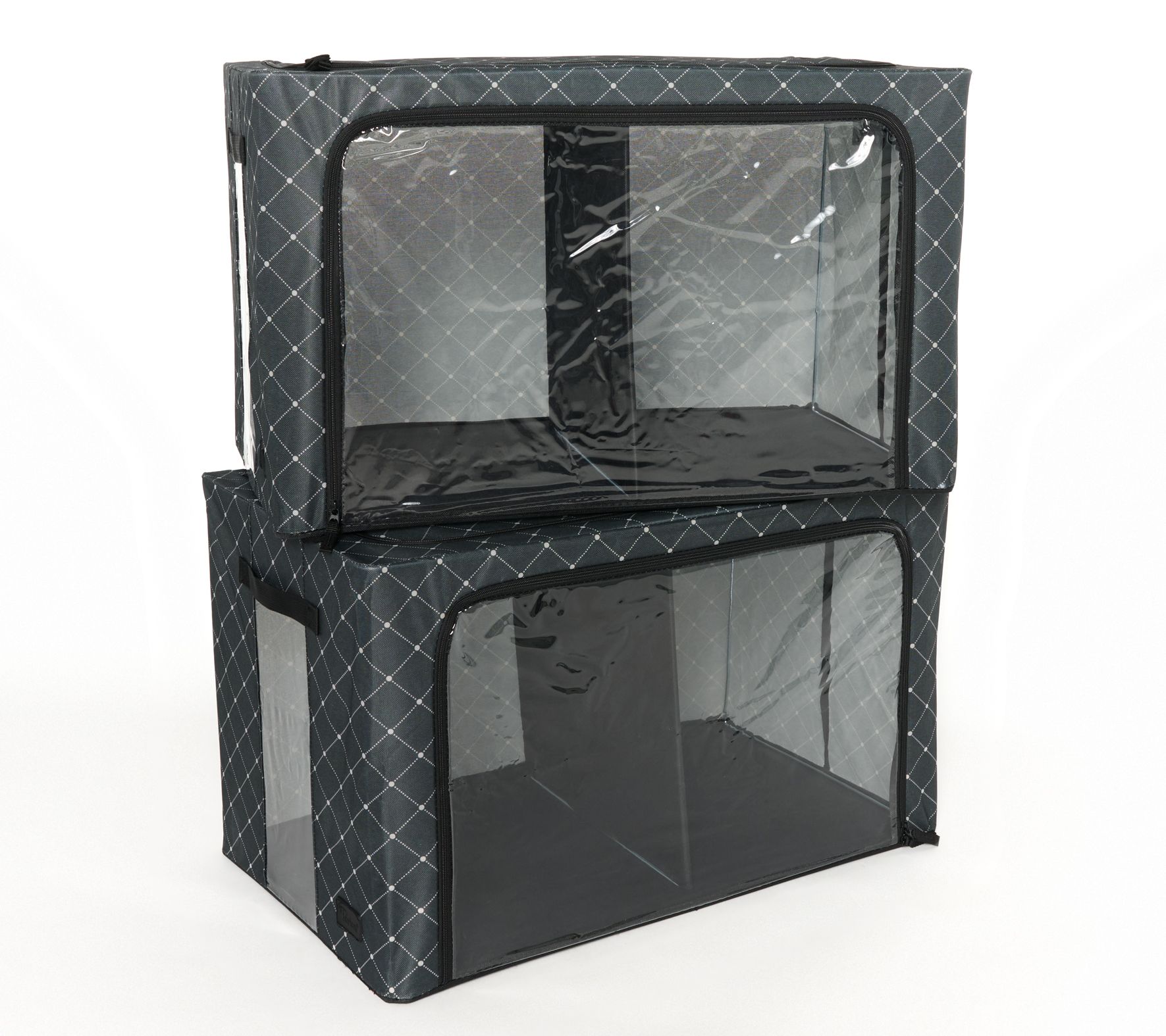 Periea Set of 2 Jumbo Boxes with Removable Dividers